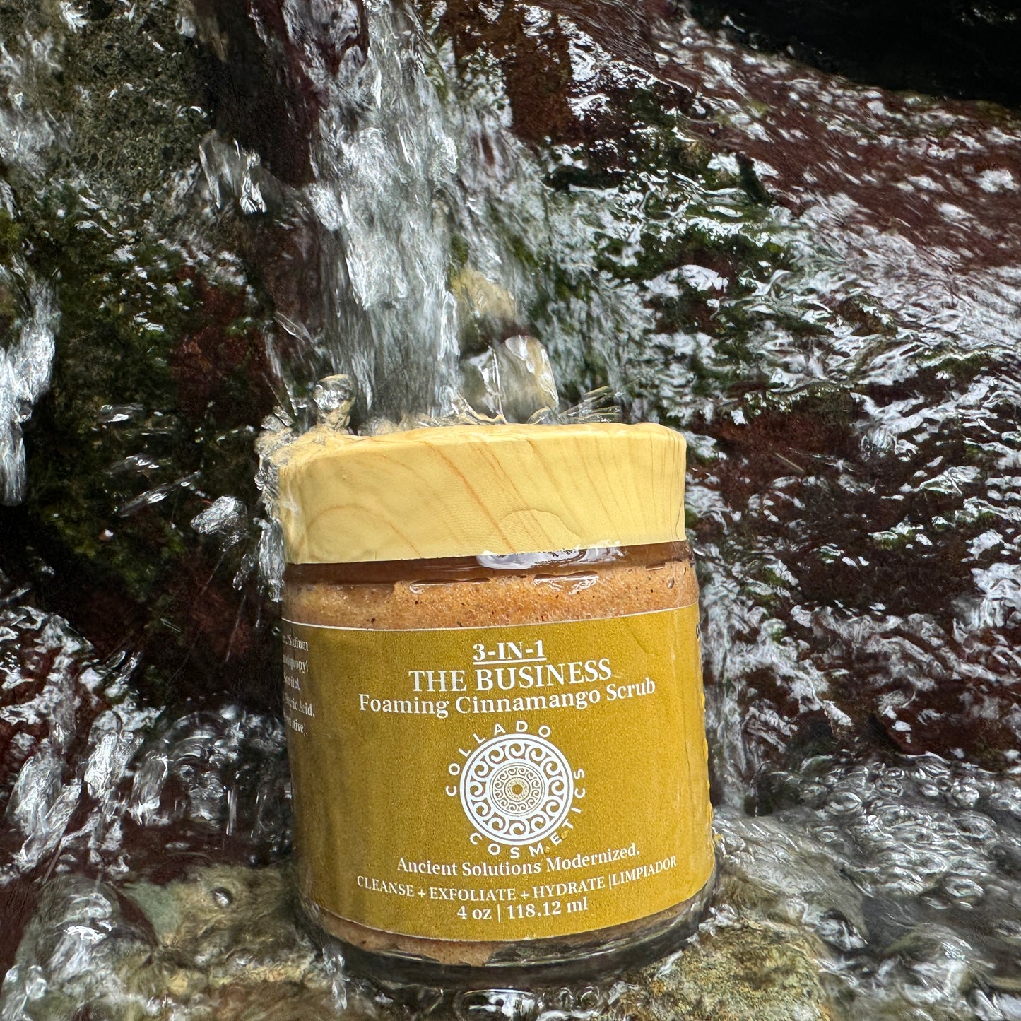 3-IN-1 Foaming Cinnamango Face + Body Scrub | The Business
